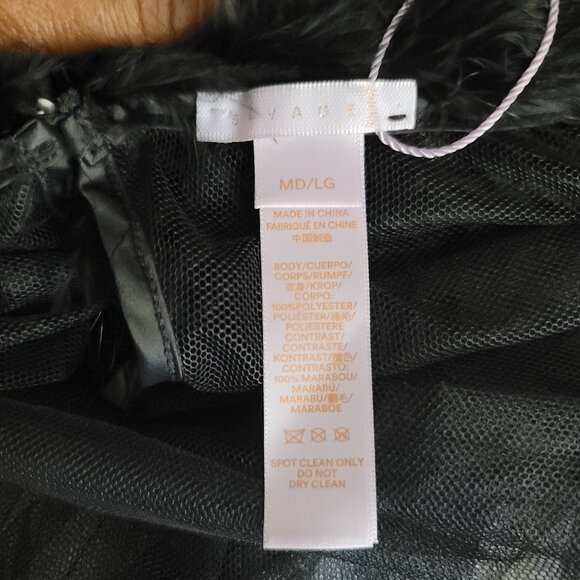 Savage x Fenty by Rihanna Sheer Marabou Jumpsuit - Picture 8 of 8